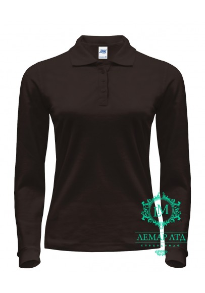 Футболка Поло жіноча з довгим рукавом JHK POLO REGULAR LADY LS